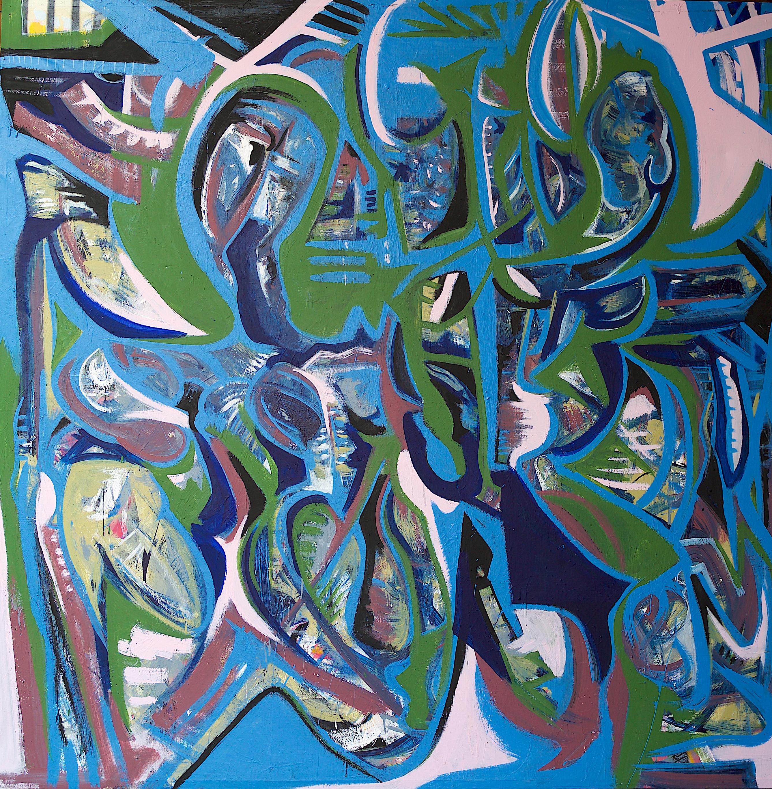 Abstract Painting Fernando Esteban - Jungla, Art contemporain, Peinture abstraite, 21ème siècle