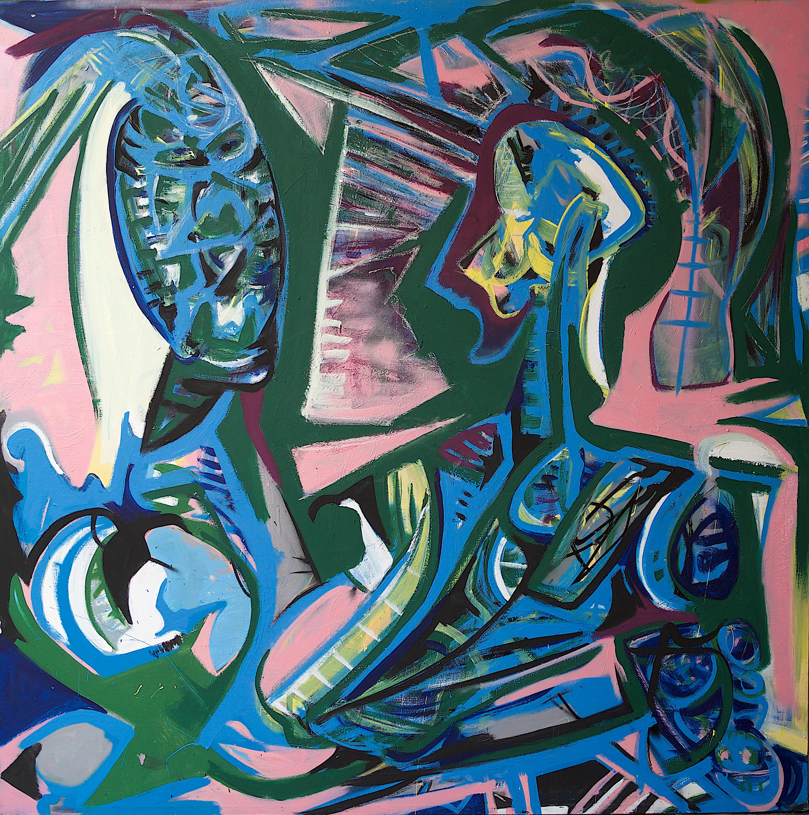 Abstract Painting di Fernando Esteban - Mirando, Arte contemporanea, Pittura astratta, 21° secolo