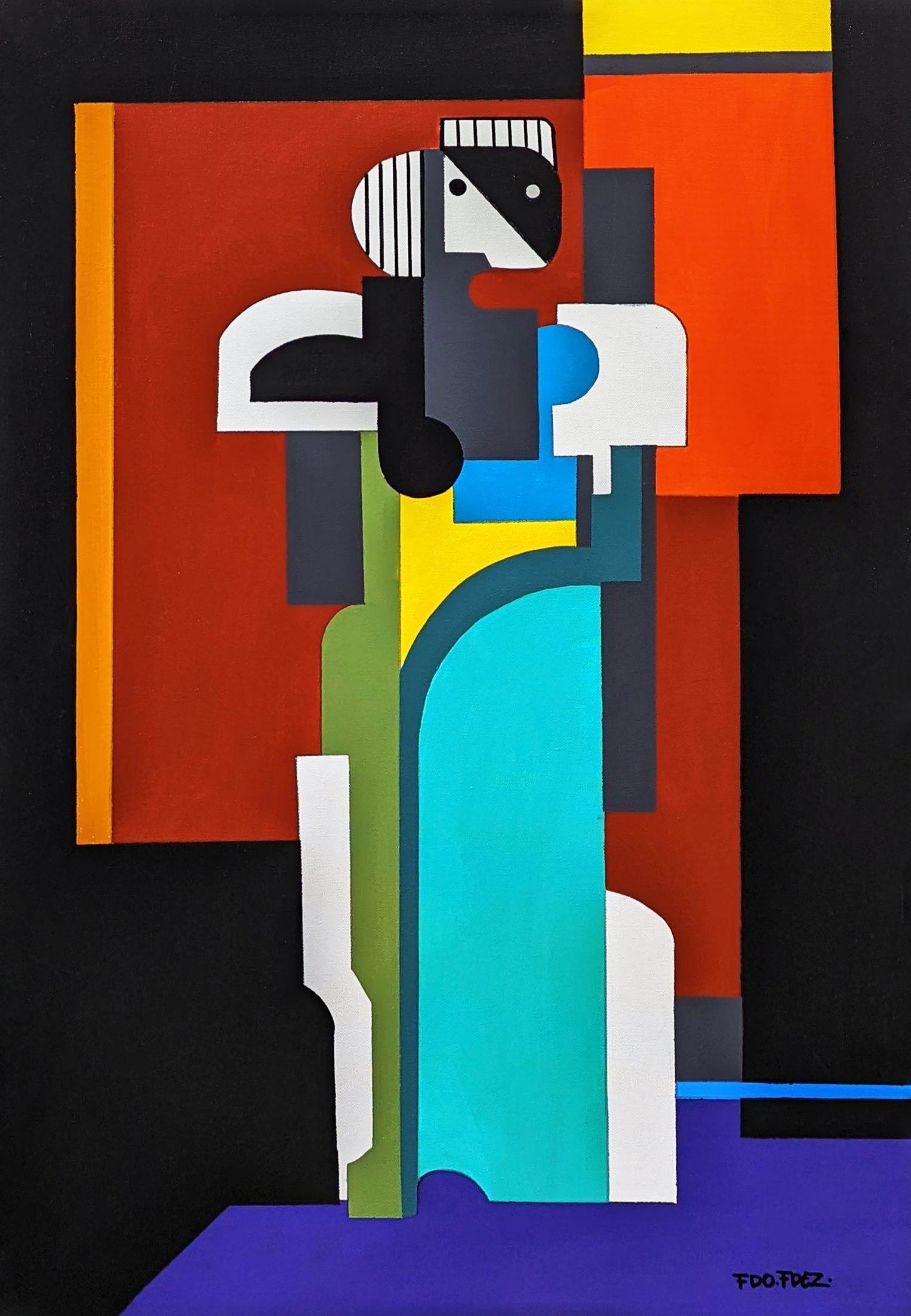 Portrait Painting di Fernando Fernandez - MAJESTUOSO
