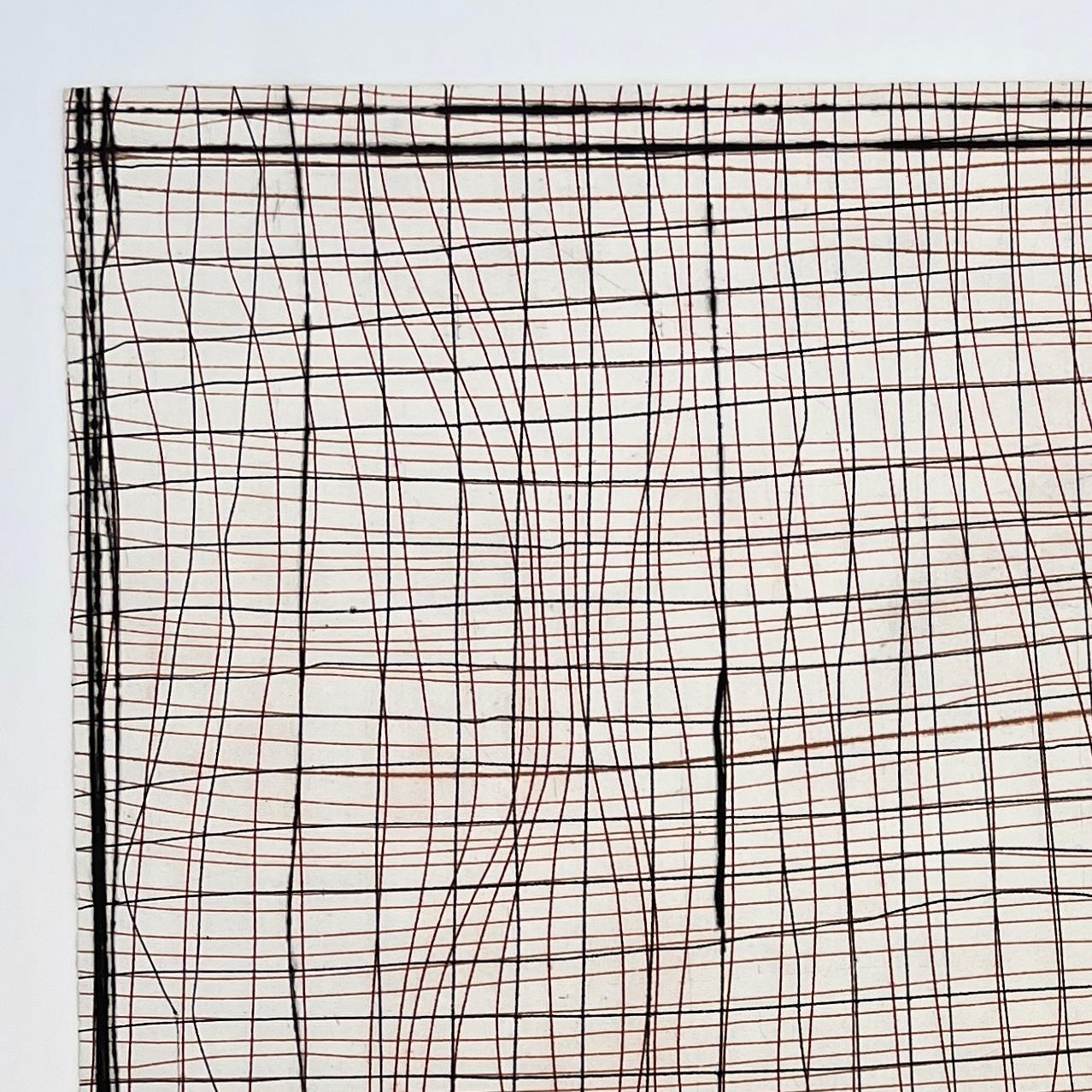 Artista messicano, serie 5050GM-2, 2004, incisione unica Bon A Tirer 19.5x19.5in 2