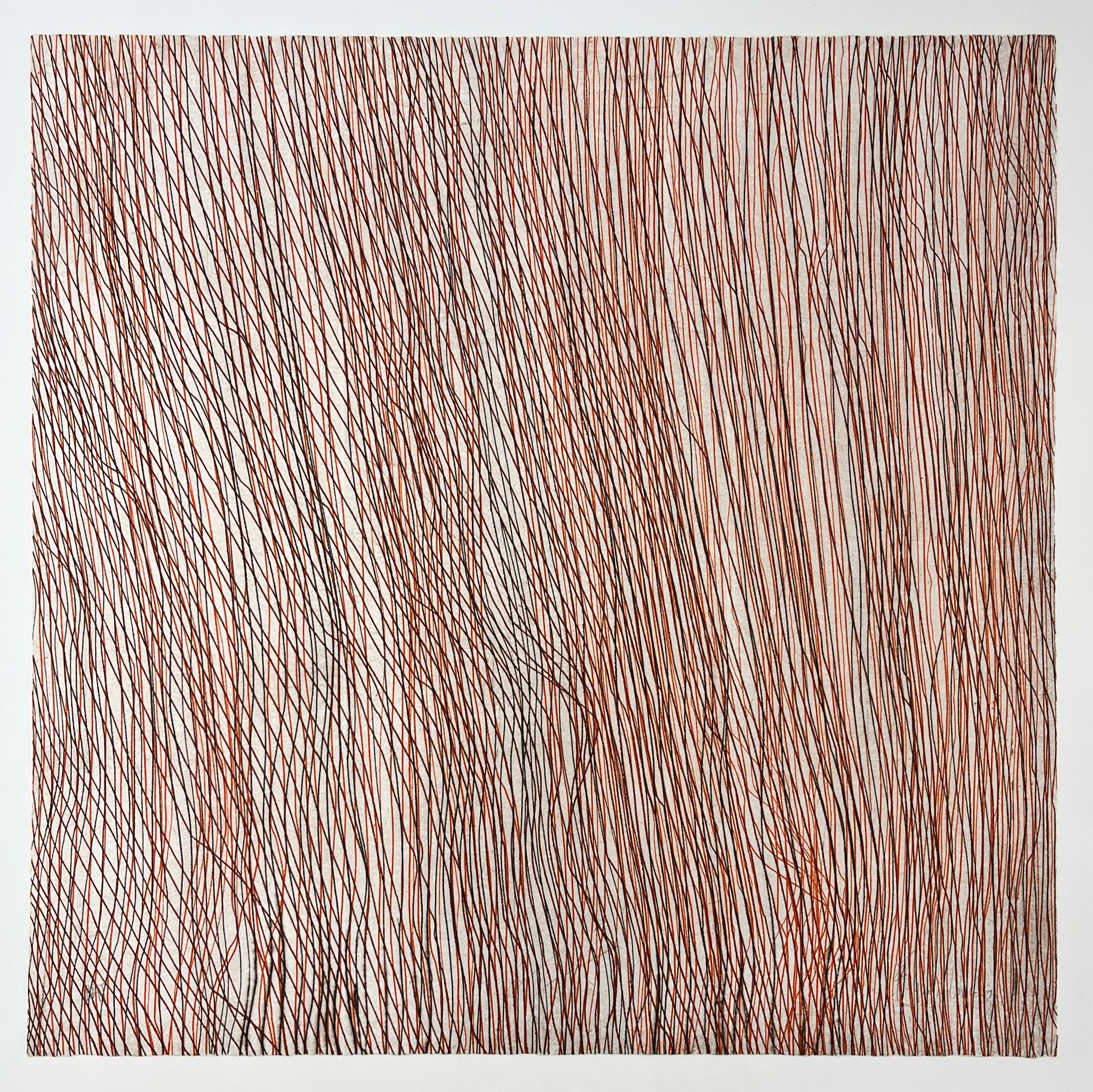 Artiste mexicain, série 5050GM-2, 2004, gravure unique Bon A Tirer 19,5 x 19,5 pouces - Print de Fernando García Correa