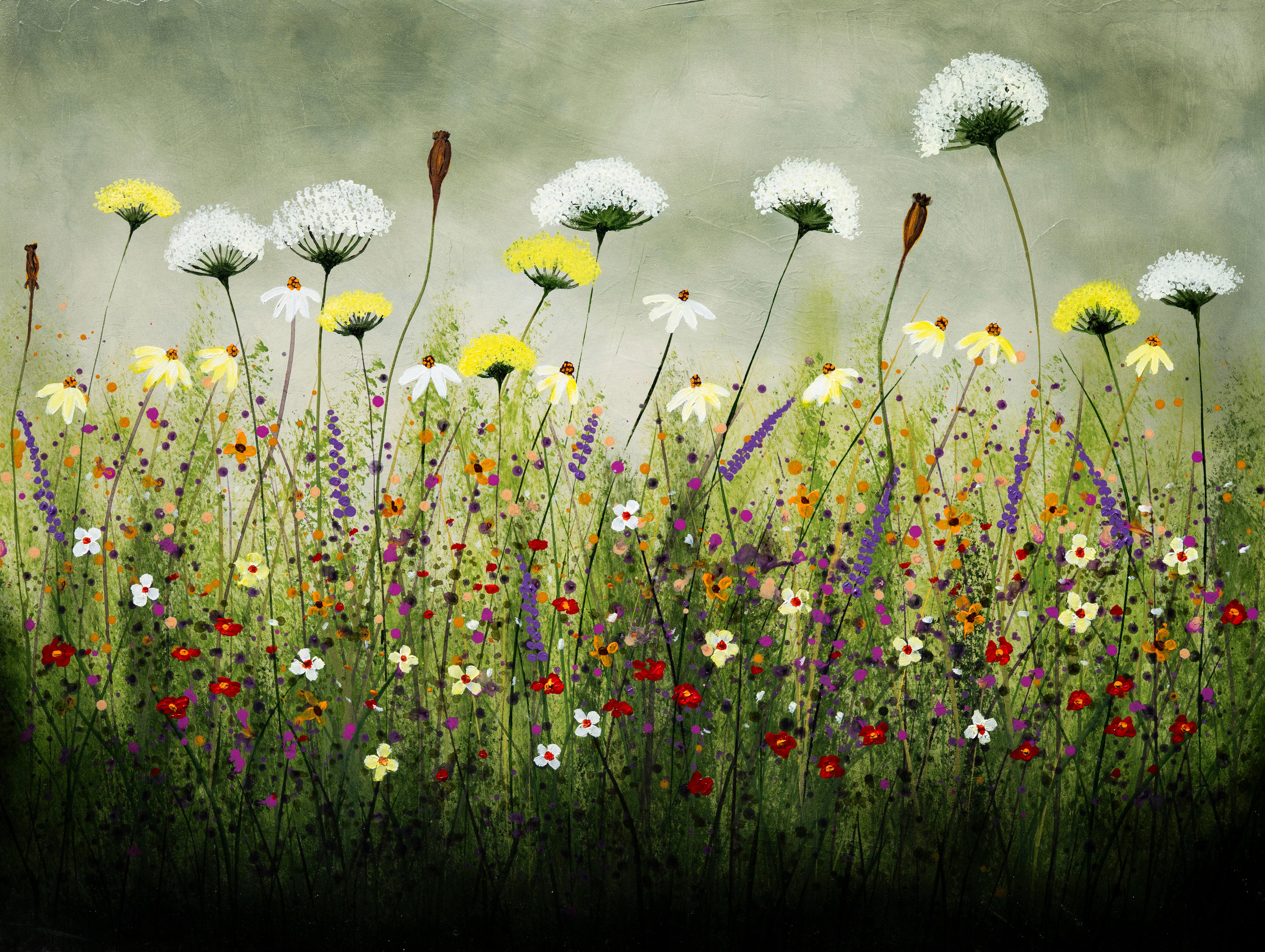 Serie „Wildblumen“, Ölgemälde