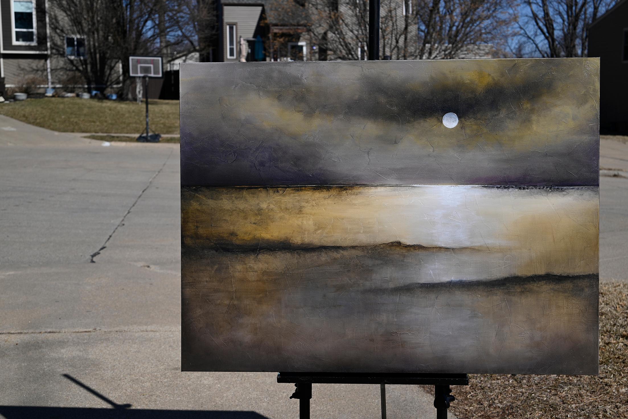 <p>Artist Comments<br>Artist Fernando Garcia presents an all-encompassing landscape with a contemporary approach. The depth of the night broadens in a compelling interplay of light and shadow. 