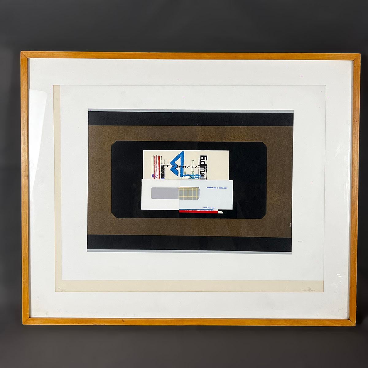 Fernando García Ponce 1970s Untitled No. 11 Silkscreen Print In Good Condition For Sale In Mexico City, MX