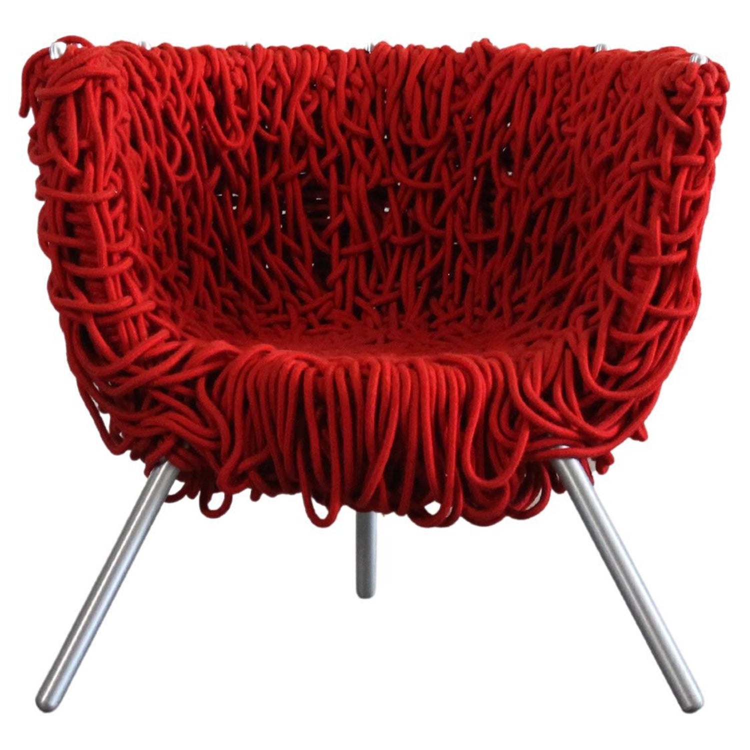 Vermelha Chair by the Campana Brothers for Edra For Sale at 1stDibs