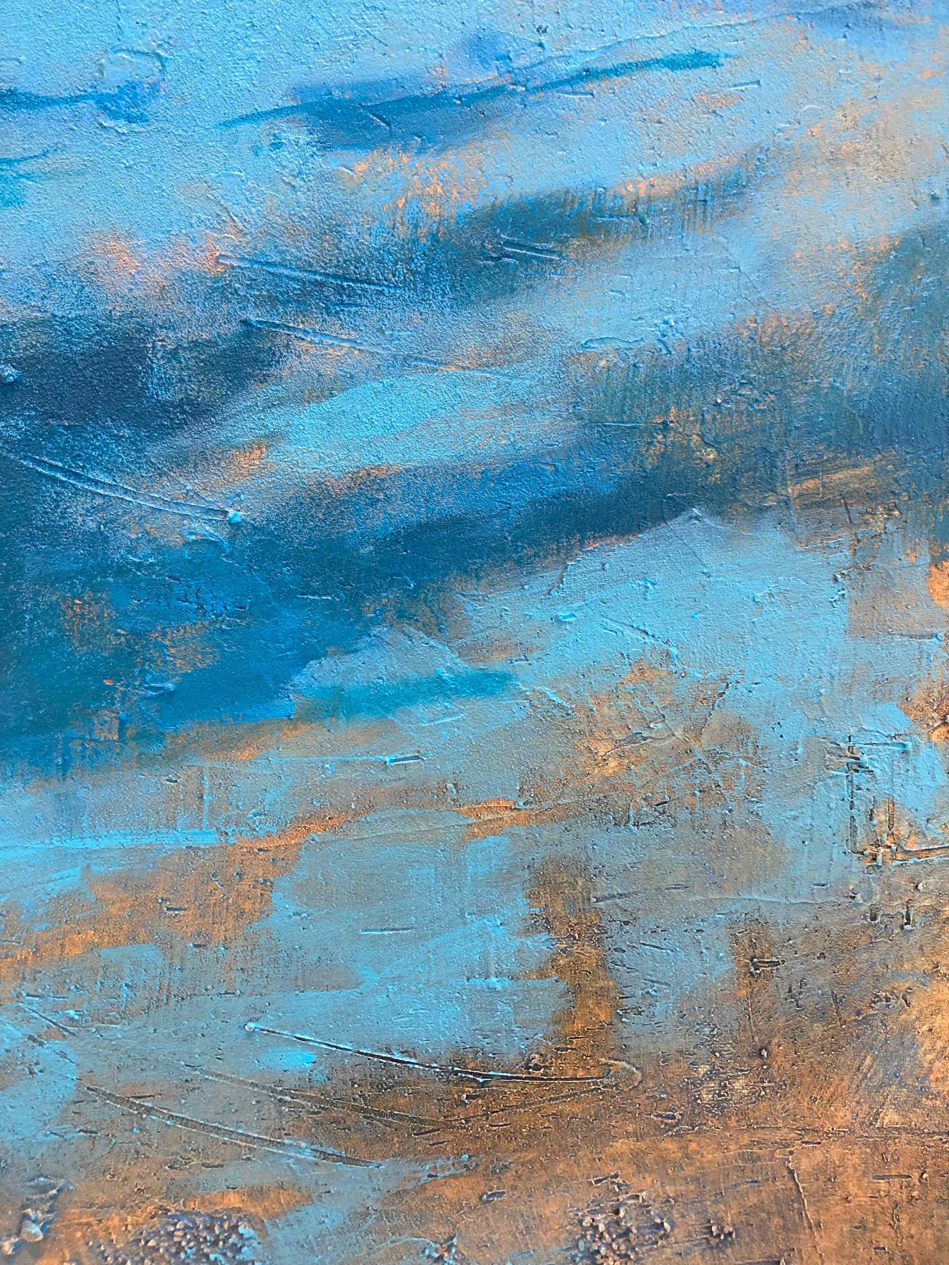 Azul y Olivos (Naturalismus), Painting, von Fernando Jiménez Gallego