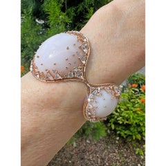 Fernando Jorge 18k Gold Peruvian Opal Diamond Fusion Cuff Bracelet