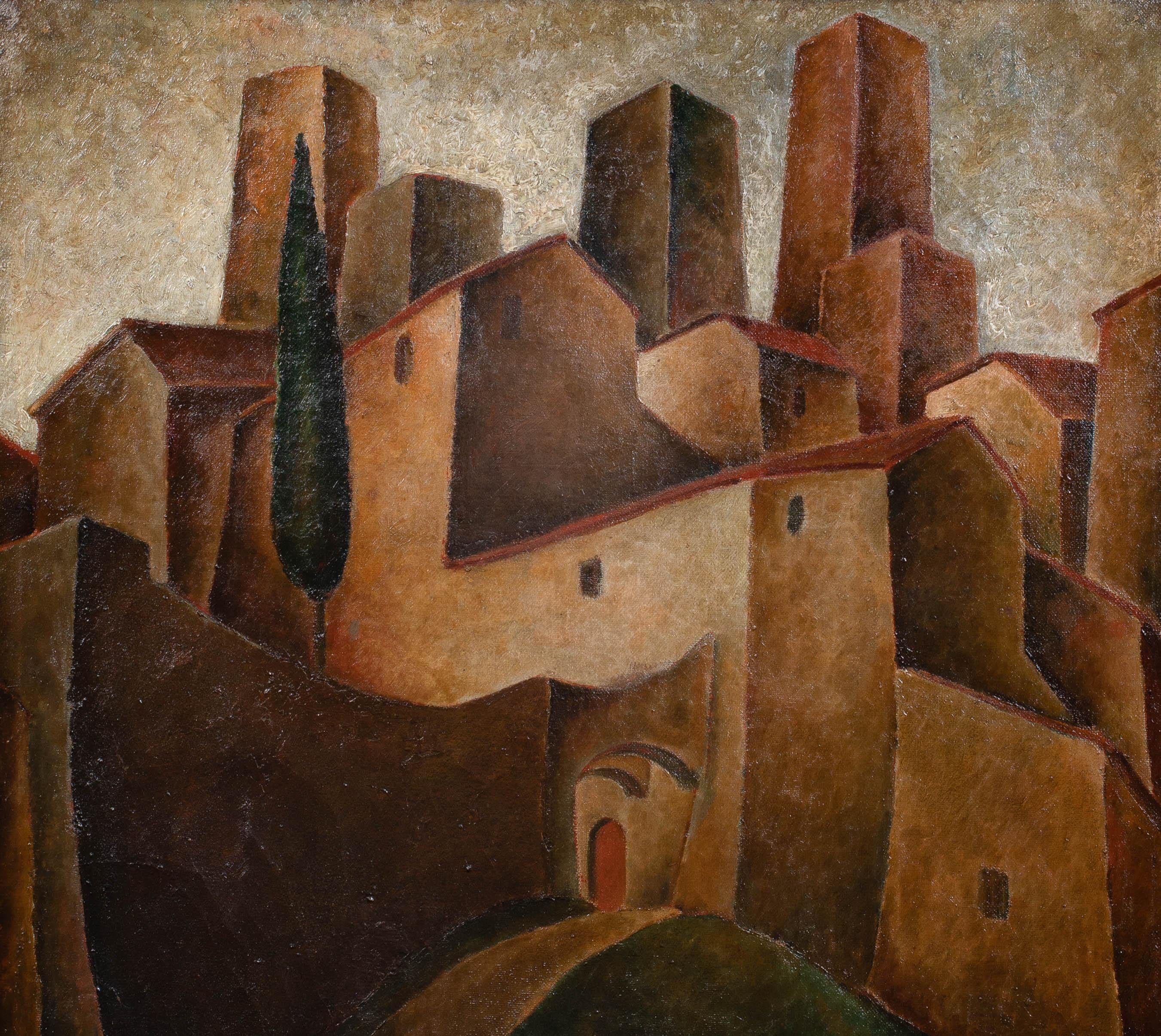 San Gimignano Italia, hacia 1930 3