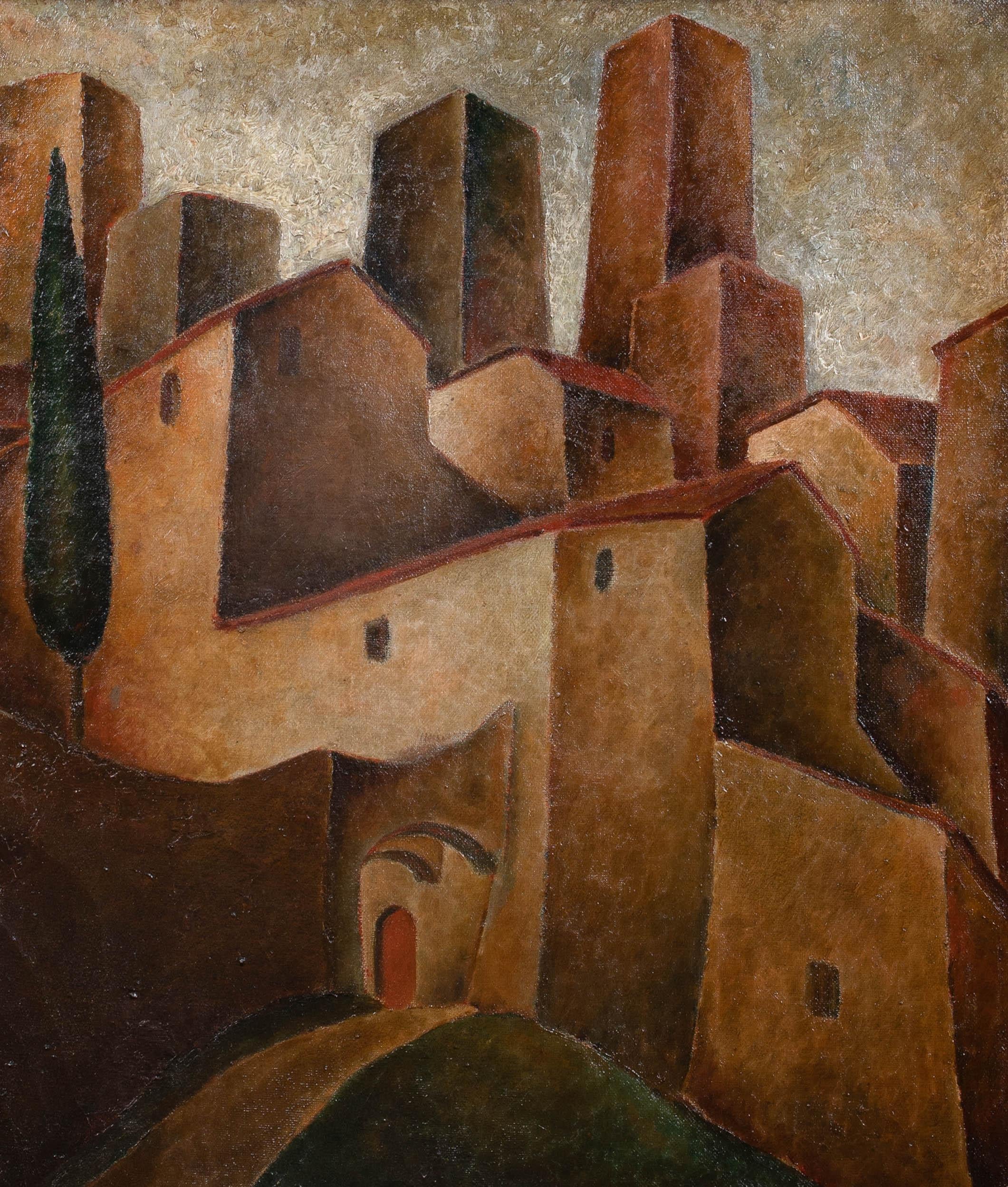 San Gimignano Italia, hacia 1930 4