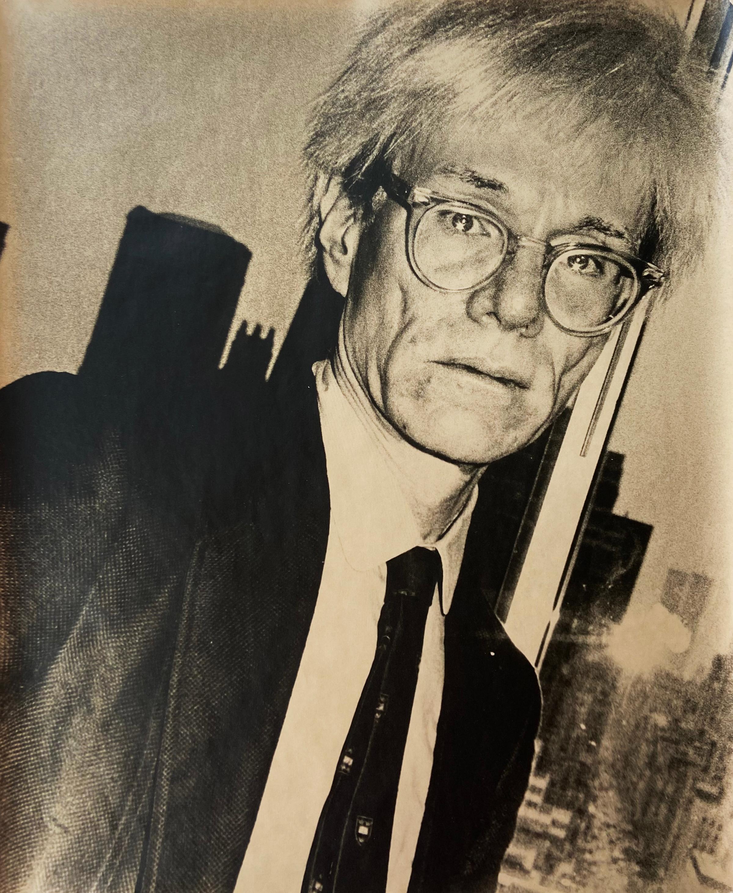 Fernando Natalici Black and White Photograph - Andy Warhol photograph New York, 1978