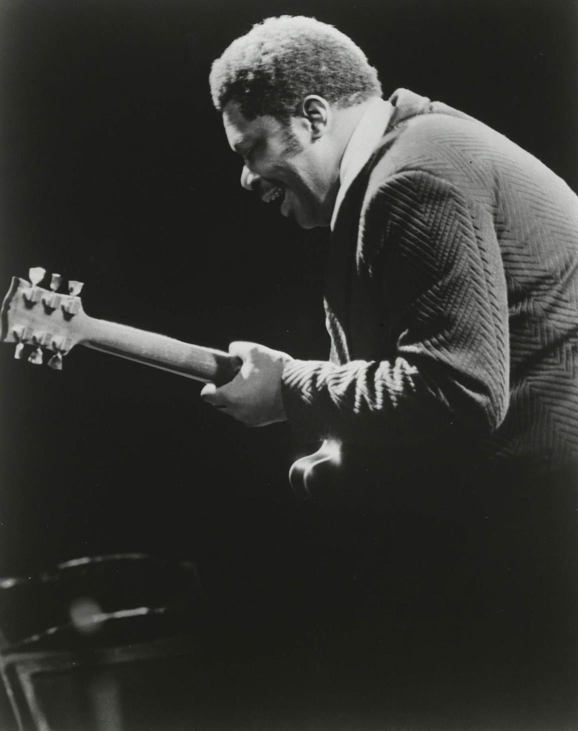 BB King New York vers 1979 (photo de la chambre noire BB King) - Photograph de Fernando Natalici