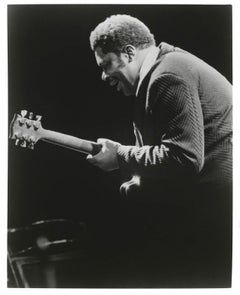 BB King New York ca. 1979 (BB King Dunkelkammerfotografie)