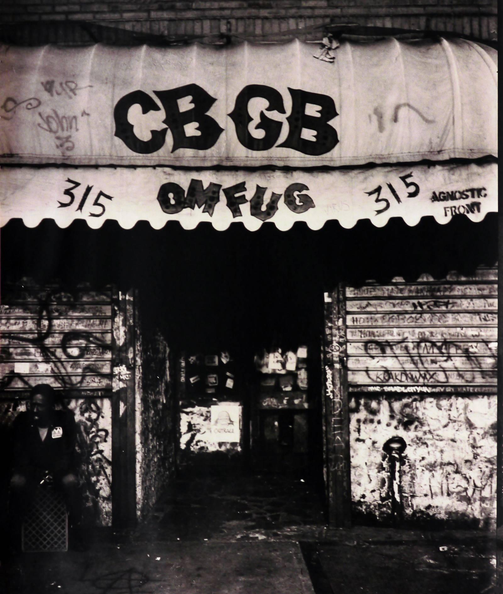 Fernando Natalici Abstract Photograph - CBGB photograph East Village (CBGB Bowery NYC)