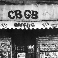Fotografia del CBGB New York, 1982 (East Village anni '80)