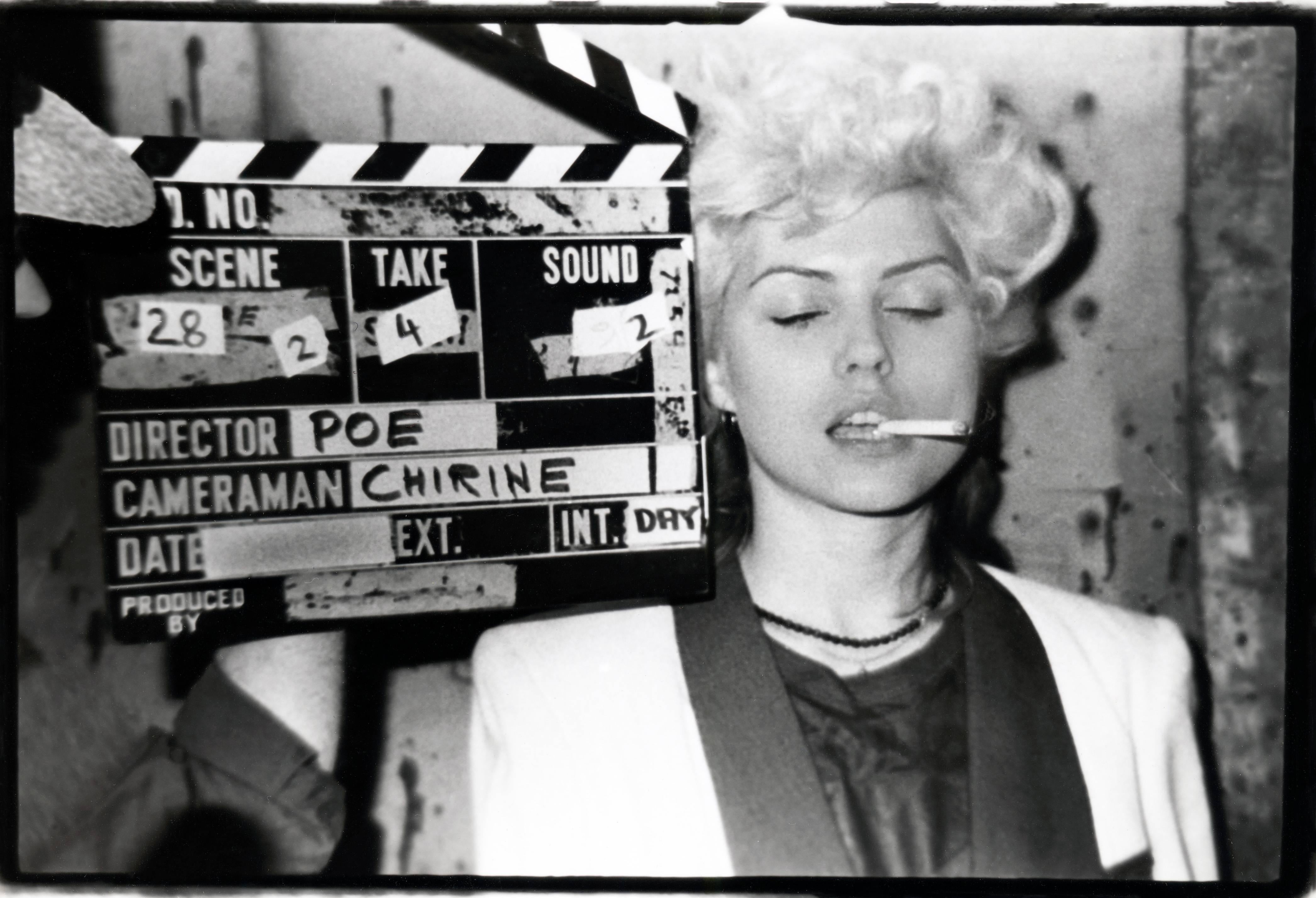 Debbie Harry am Set von The Foreigner (East Village 1970er Blondie-Fotografie)