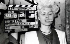 Debbie Harry on the set of The Foreigner East Village, 1977 (Blondie)