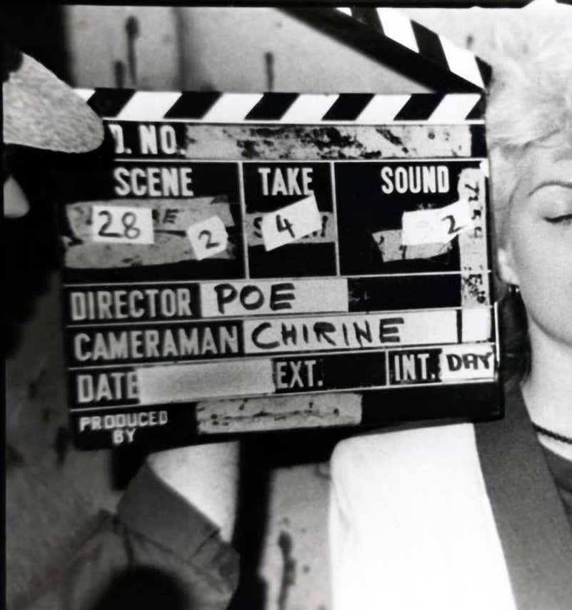 Debbie Harry am Set von The Foreigner East Village, 1977 (Blondie)  (Pop-Art), Photograph, von Fernando Natalici