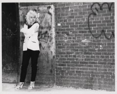 Debbie Harry on the set of The Foreigner East Village 1977 (Blondie photograph) 