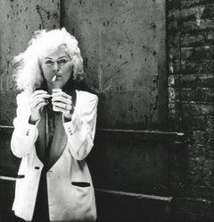 Debbie Harry on the set of The Foreigner East Village 1977 (Blondie photograph)