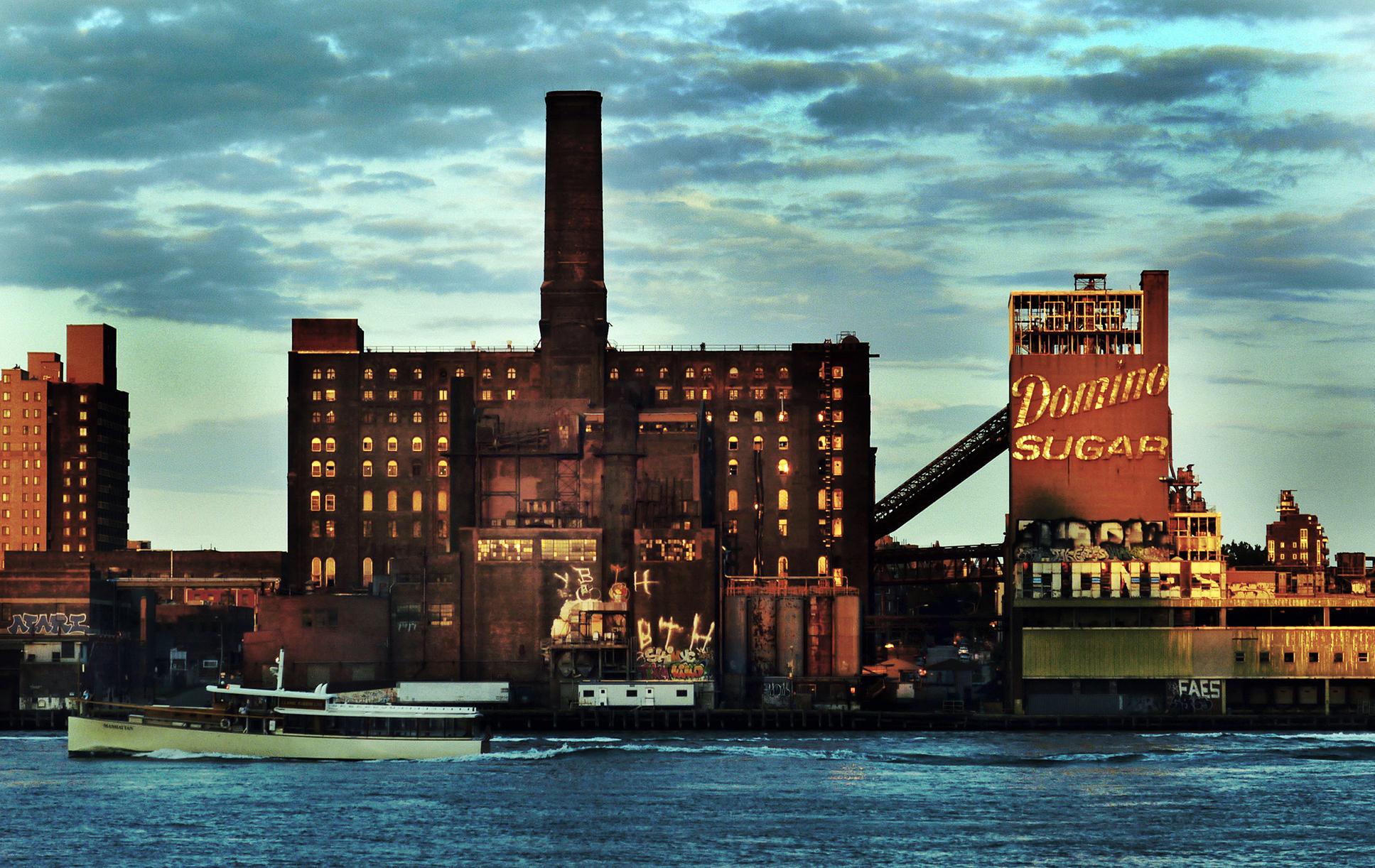 Fernando Natalici Landscape Photograph - Domino Sugar Factory Williamsburg Brooklyn photo (Brooklyn New York photograph) 