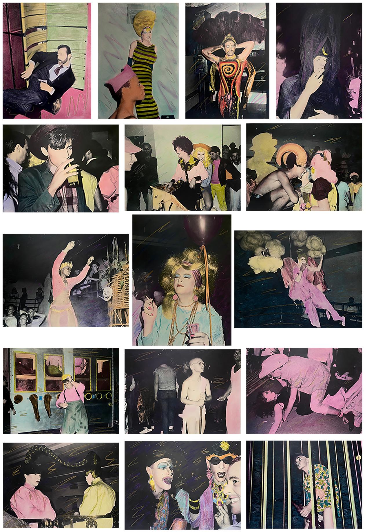 Fernando Natalici Area Nightclub 1983-1987:
Eine Sammlung von 16 handkolorierten Silbergelatine-Fotografien, die die Geschichte des bahnbrechenden New Yorker Nachtclubs "Area" aus den 1980er Jahren dokumentiert. Diese seltenen Bilder wurden von