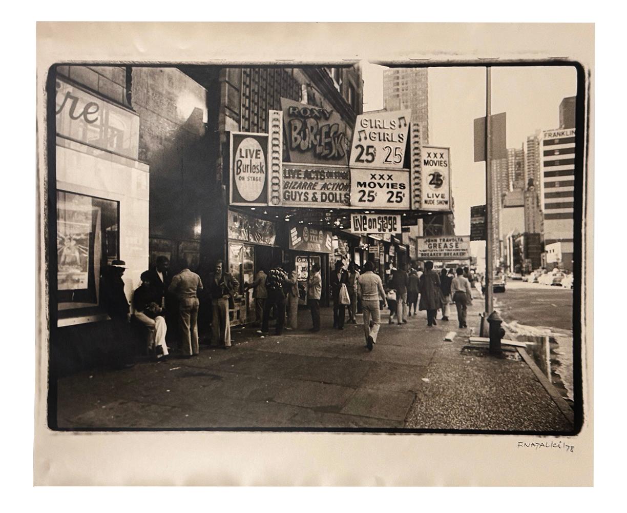 Fernando Natalici Times Square, New York, 1978 (set of 6 darkroom photos) For Sale 5