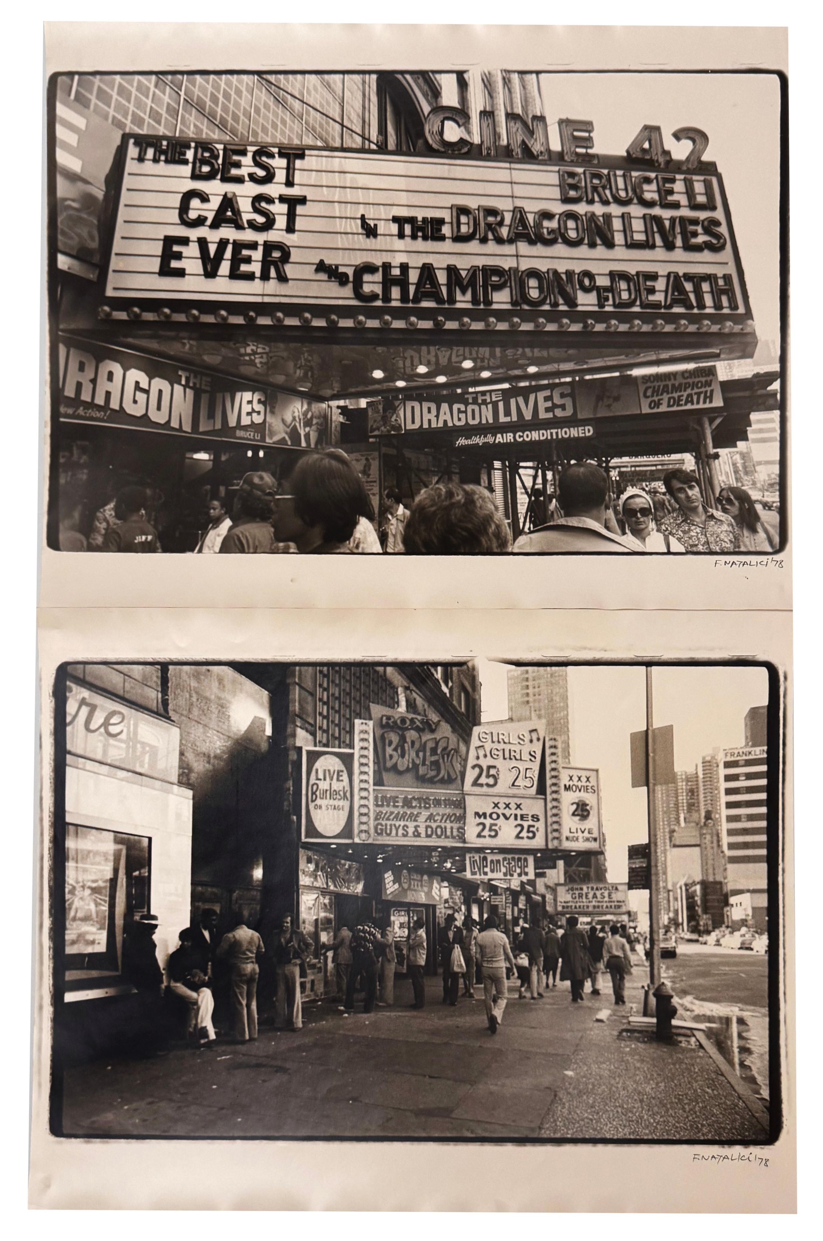 Fernando Natalici Times Square, New York, 1978 (set of 6 darkroom photos) For Sale 7