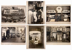 Fernando Natalici Times Square, New York, 1978 (Set von 6 Fotos aus der Dunkelkammer)