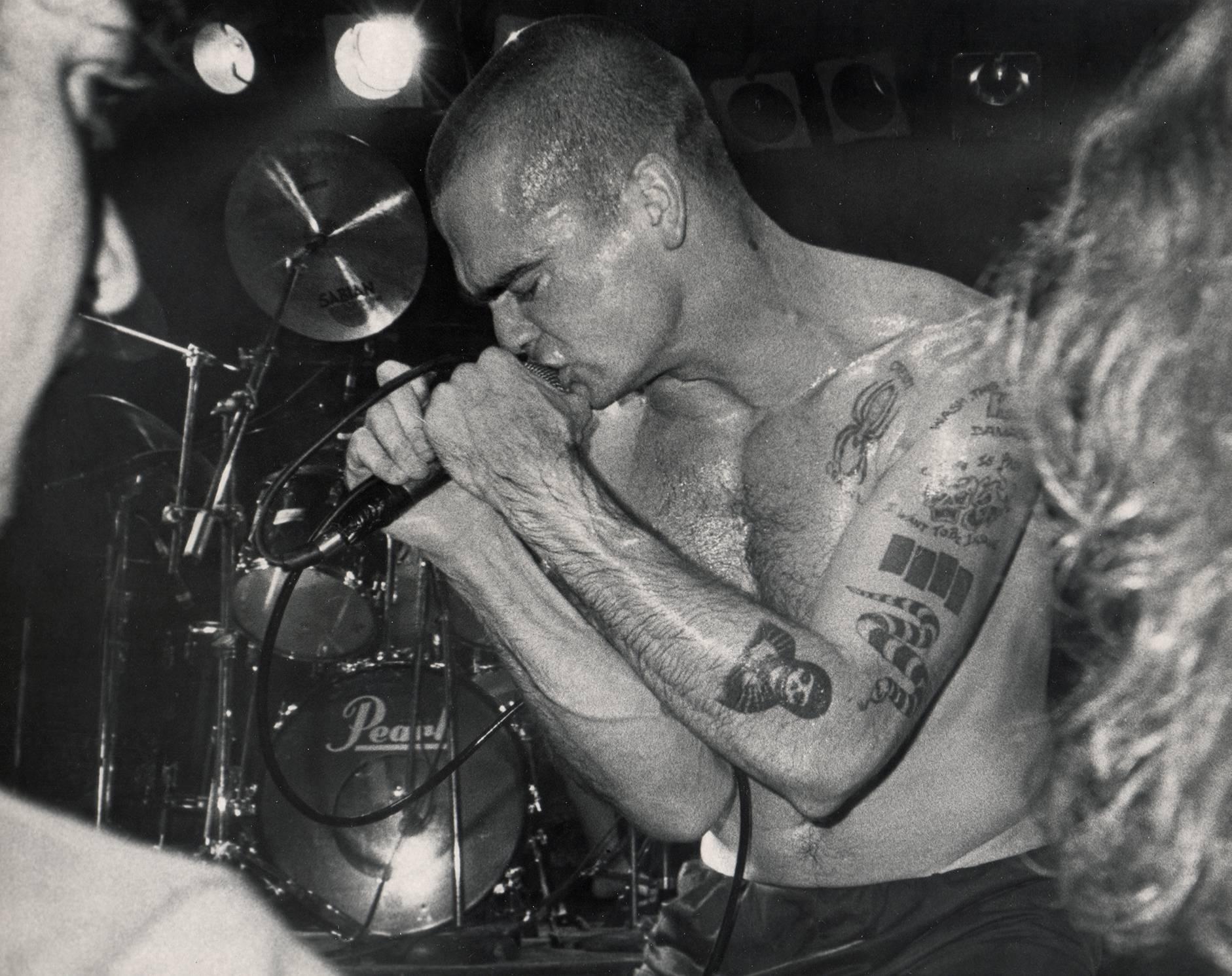 Henry Rollins photograph The Cat Club NYC - Photograph by Fernando Natalici