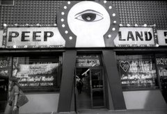 Vintage "Peep Land" 1970s Times Square New York photograph (70s NY street photography) 