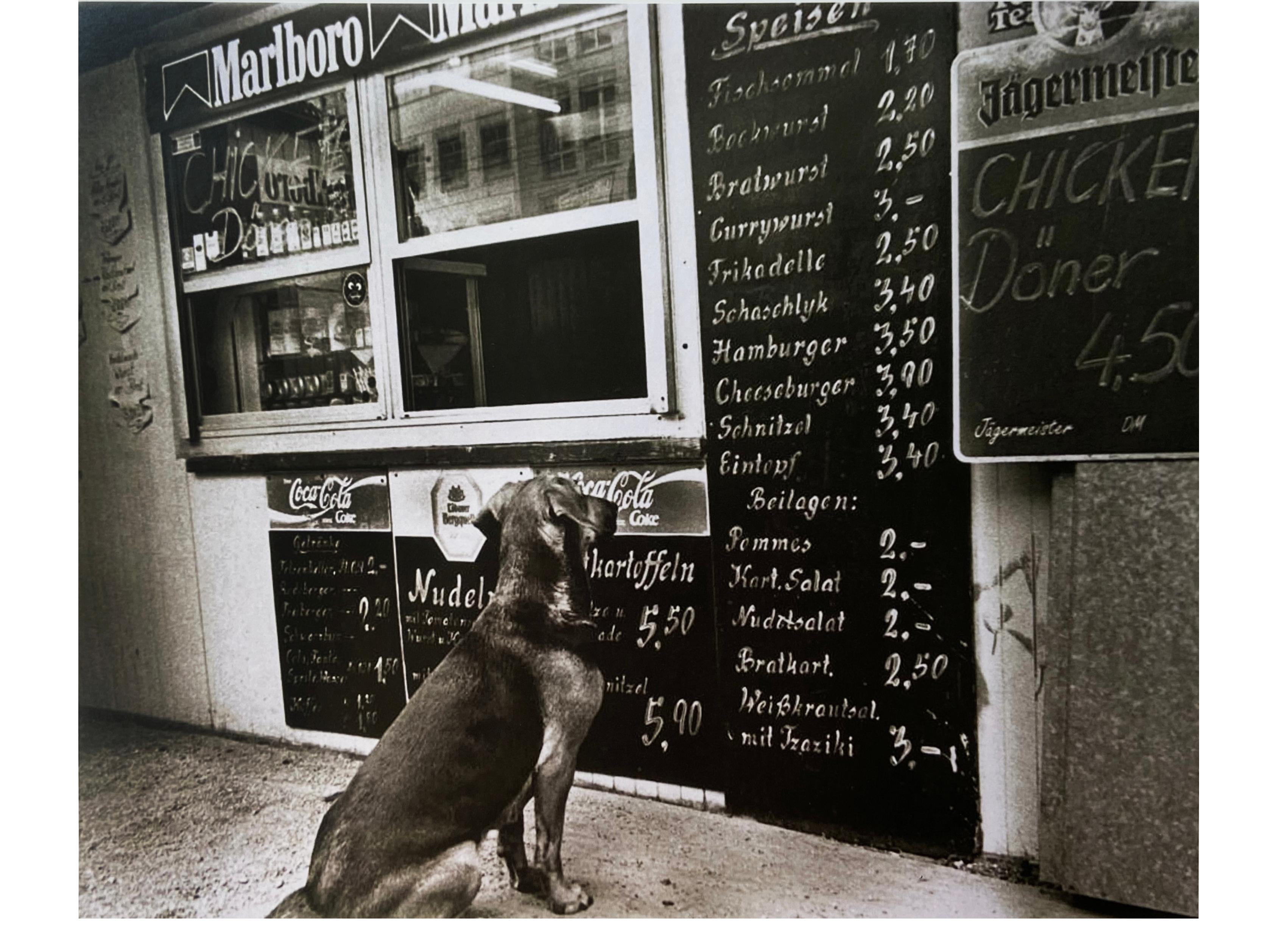 « Schnitzel Please! », Dresde, Allemagne, 1999 (photo de chien)  - Photograph de Fernando Natalici