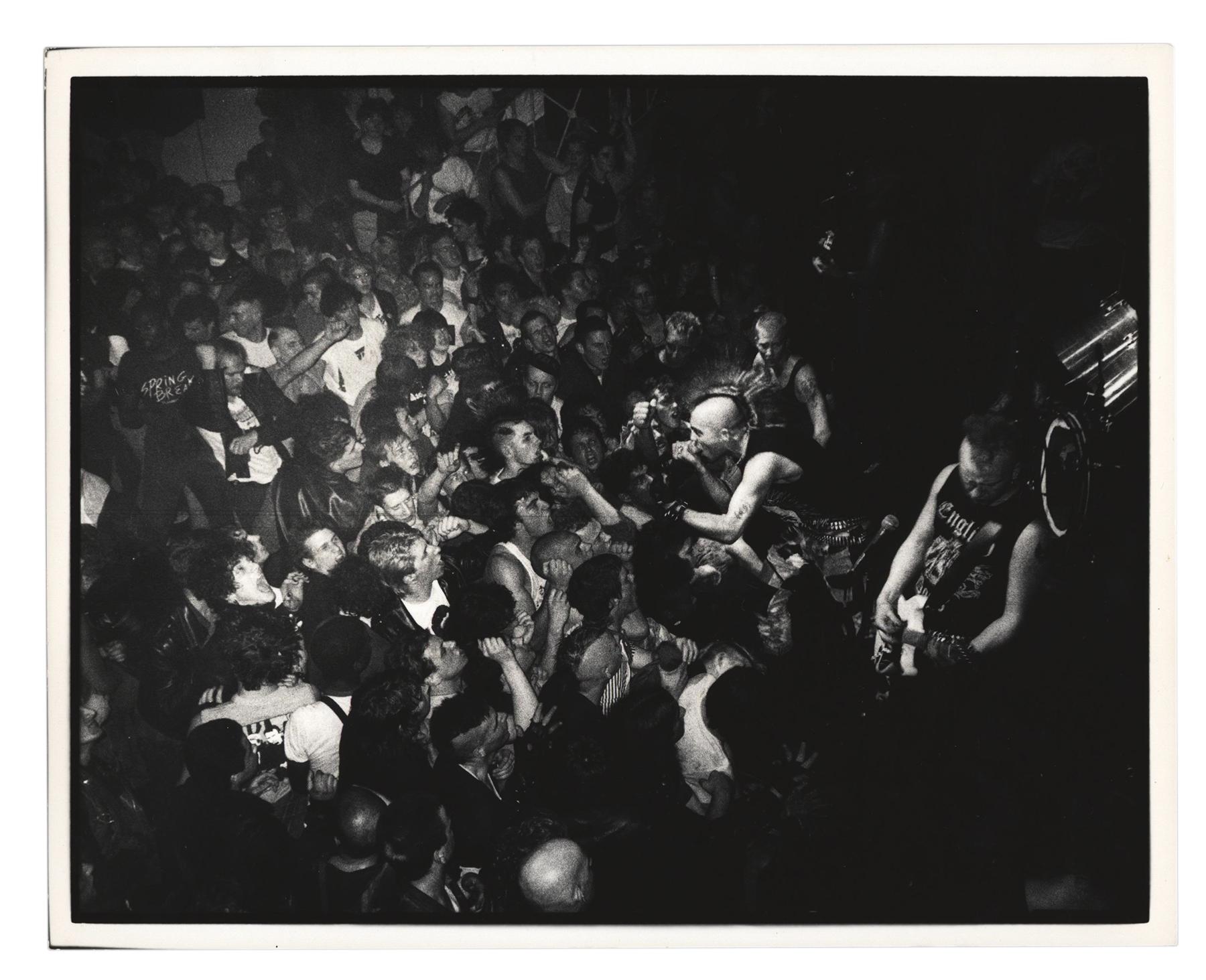 The Exploited Rock Hotel New York City 1985 (1980s punk photography) - Street Art Photograph by Fernando Natalici