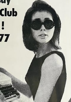 Mudd Club New York 1979 street poster (framed)