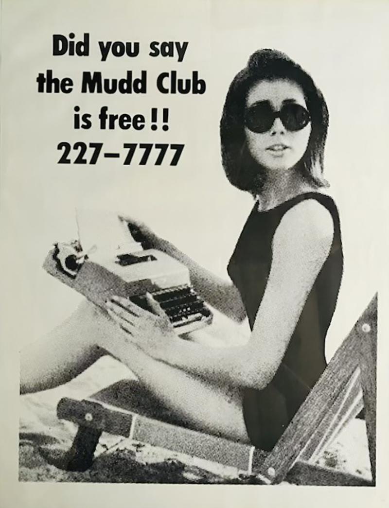 Poster originale del Mudd Club, New York 1979:
Un must per ogni vero collezionista di Jean Michel Basquiat e Keith Haring - questo pezzo è presente nel documentario di Jean-Michel Basquiat del 2017, 