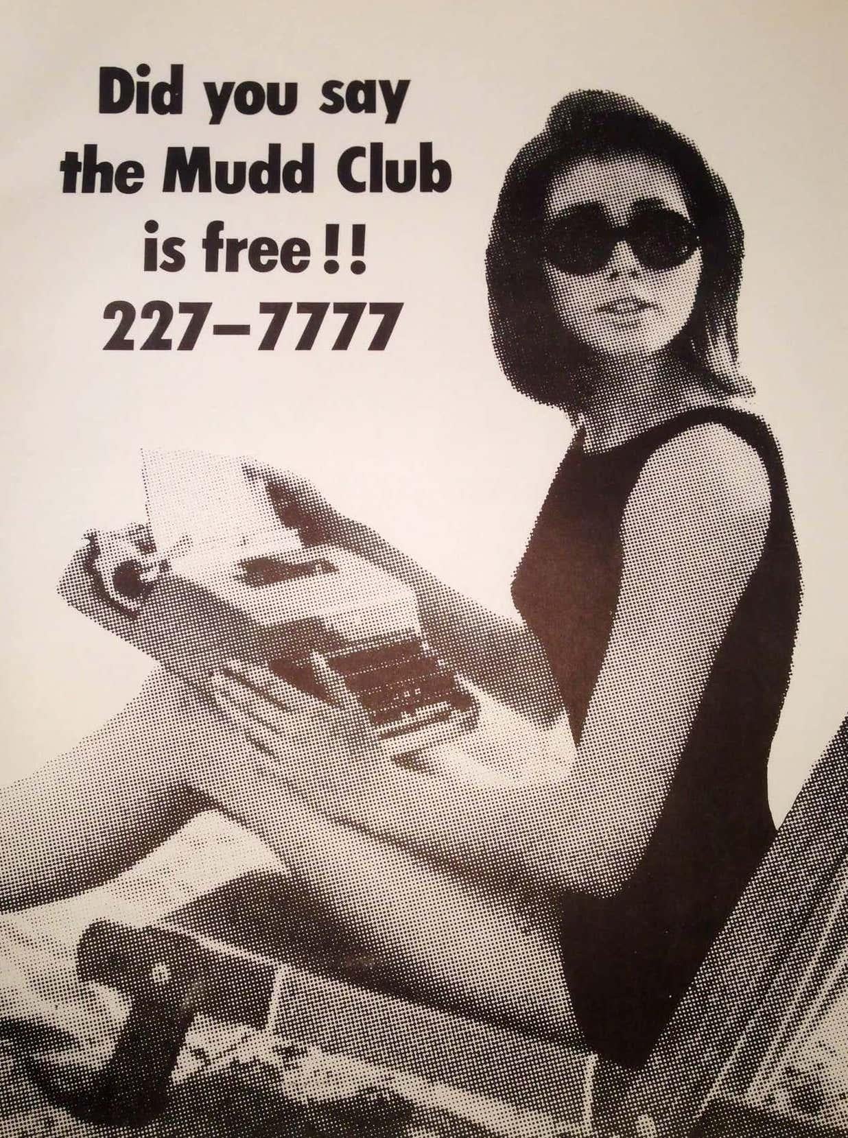 Affiche de rue du Mudd Club New York de 1979 (connexe à Haring Basquiat) - Pop Art Print par Fernando Natalici