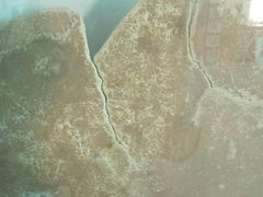 Territorios, scultura da parete in scatola di legno con oggetti trovati. Unico nel suo genere