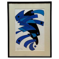 Fernando Palos Blu Astratto