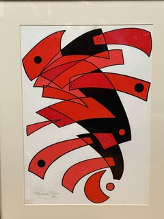 Fernando Palos Rosso Astratto