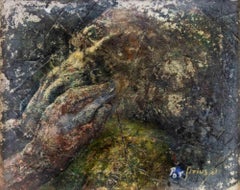 Male Portrait - Paint by Fernando Porfili - 1961