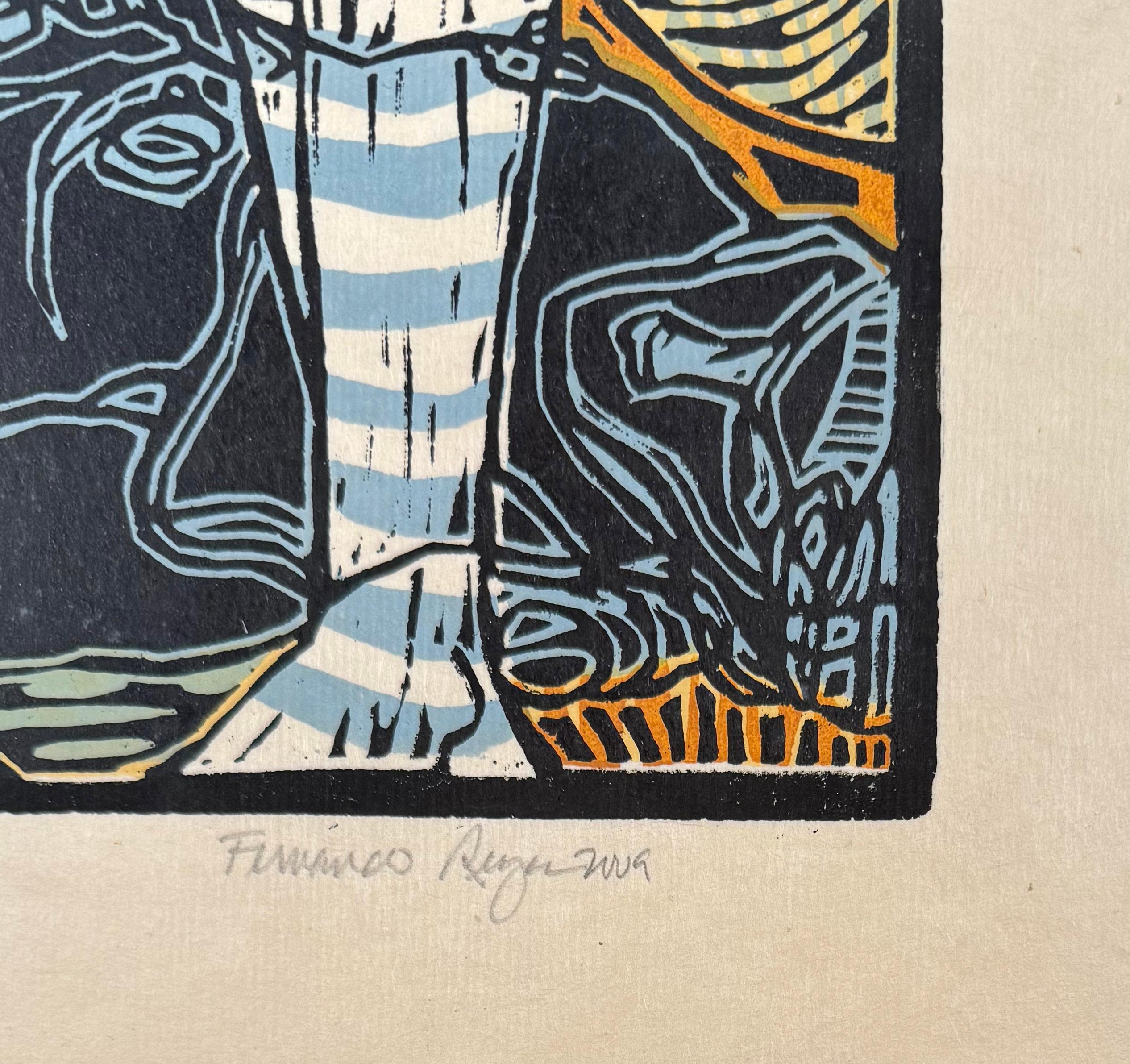 Reyes a fréquenté l'école de l'Art Institute de Chicago, où il a obtenu un diplôme de Diptych Fine Arts en 1997. Après s'être réinstallé en Californie, il a ouvert son Studio en 1999. Son travail comprend des nus figuratifs, des paysages, des œuvres