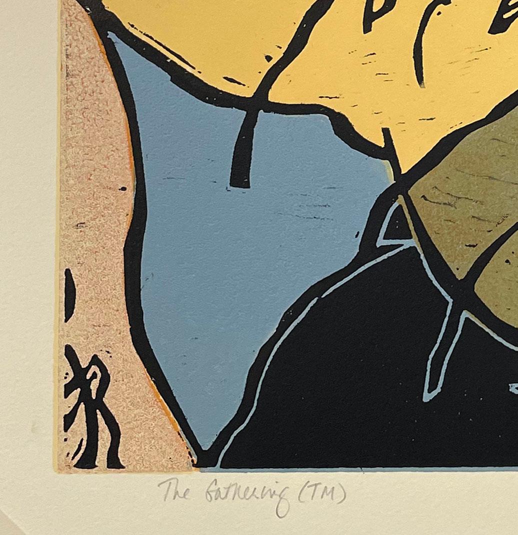 Gathering (oben in der Mitte) (Zeitgenössisch), Print, von Fernando Reyes