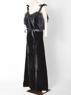 Fernando Sanchez Velvet Gown