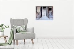 Bossa Nova, Surreal painting oil on canvas, sepia, brown and white shades