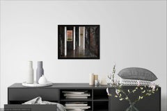 Natural Windows surreal painting oil on canvas- grey shadows
