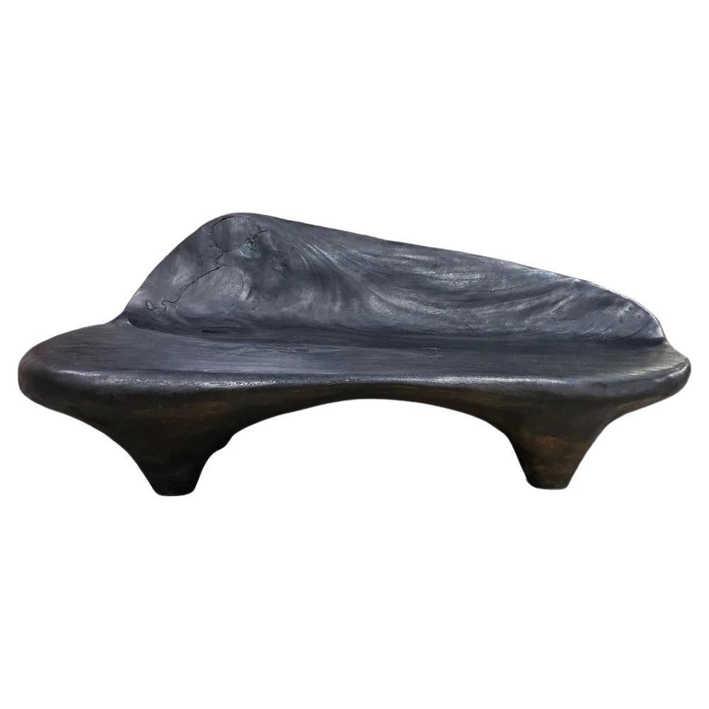 Fernando's Sculptural Wood Bench by CEU Studio, Represented by Tuleste Factory For Sale