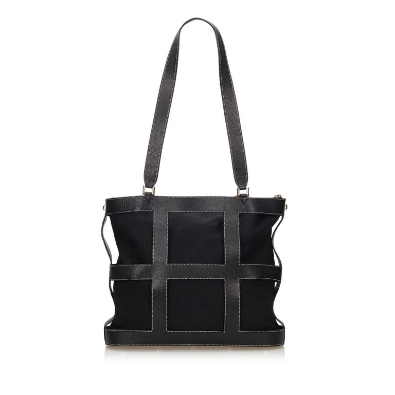 ferragamo canvas tote bag
