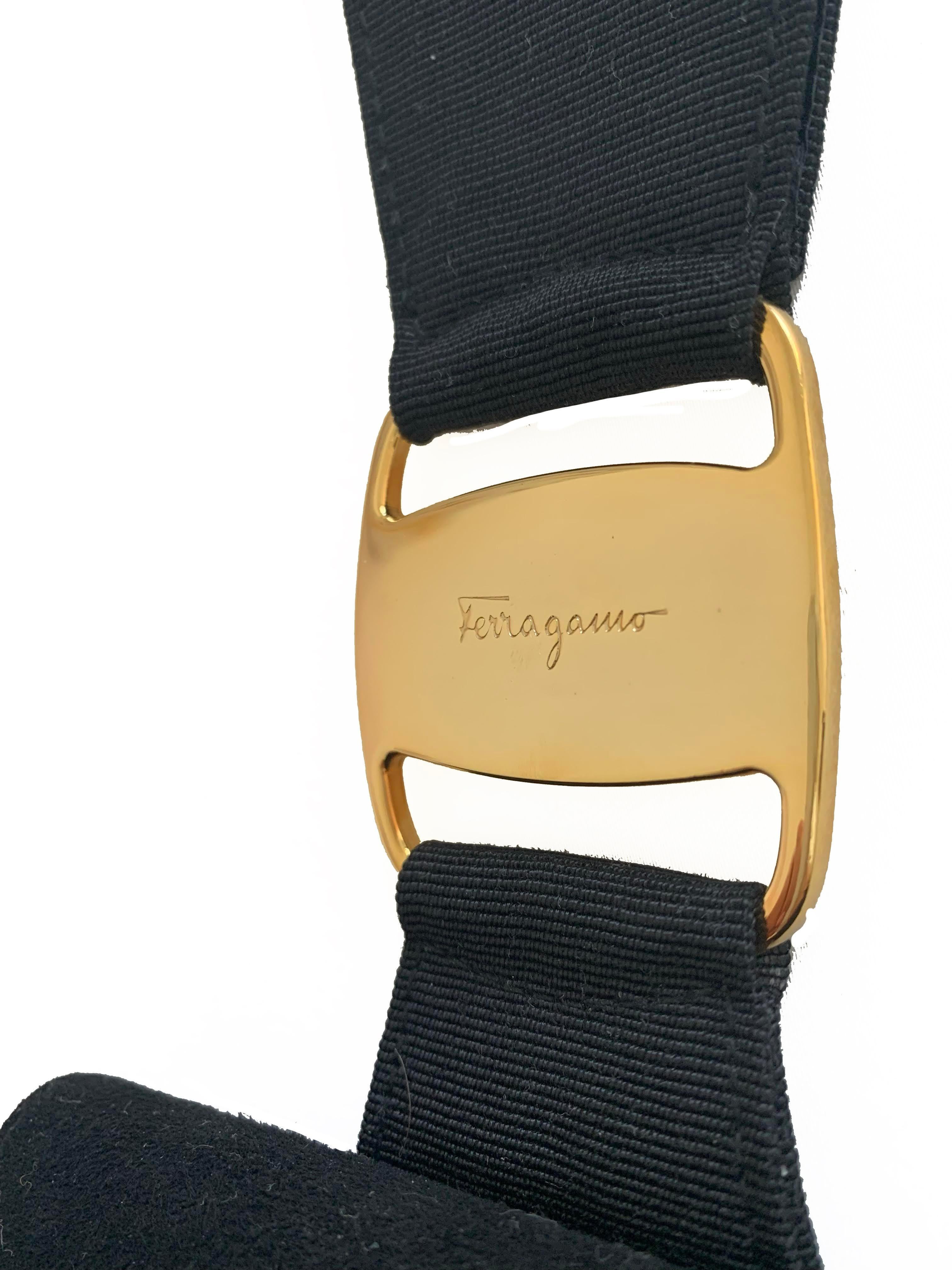 Women's Ferragamo Black Evening bag For Sale