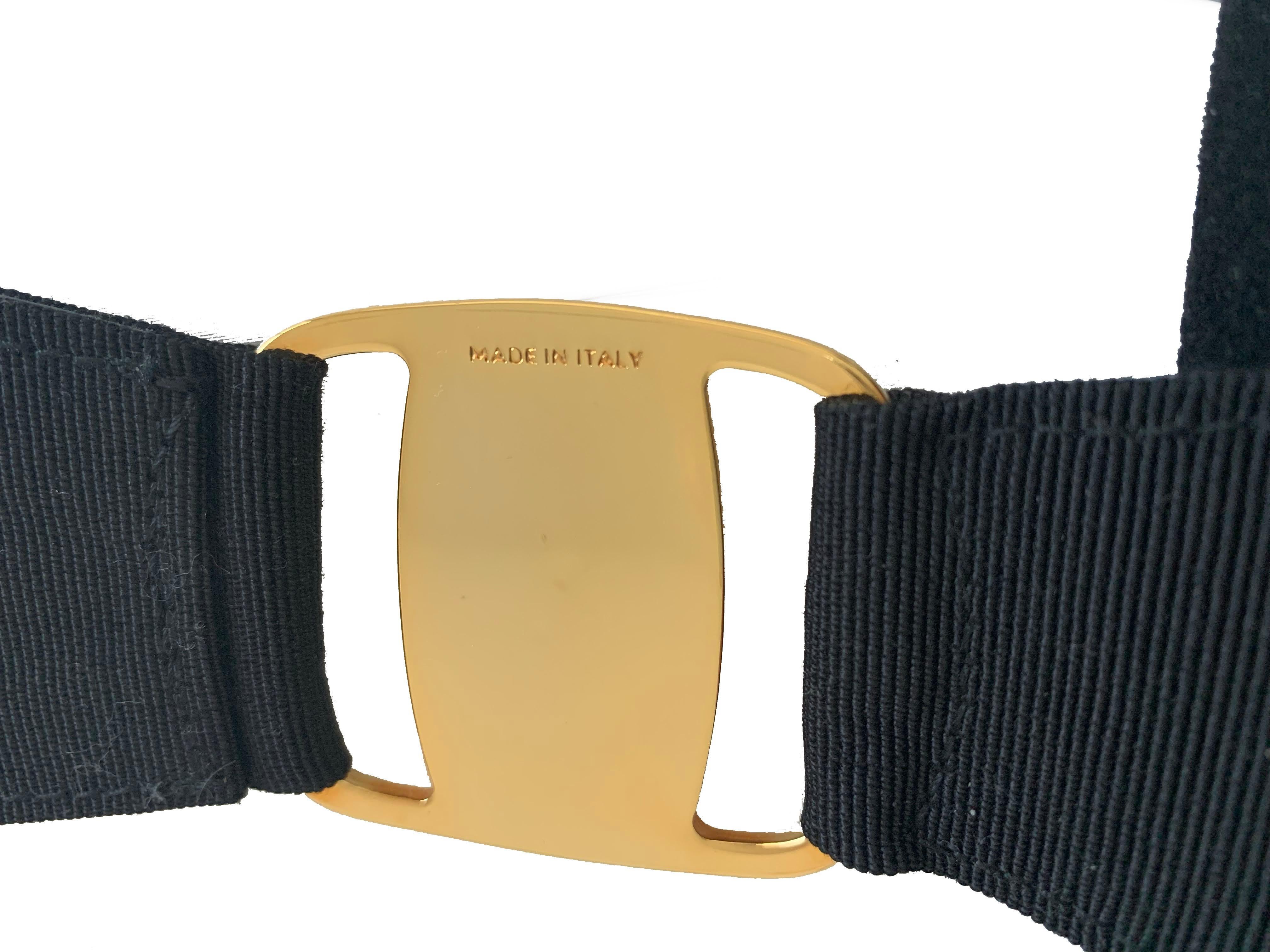 Ferragamo Black Evening bag For Sale 1