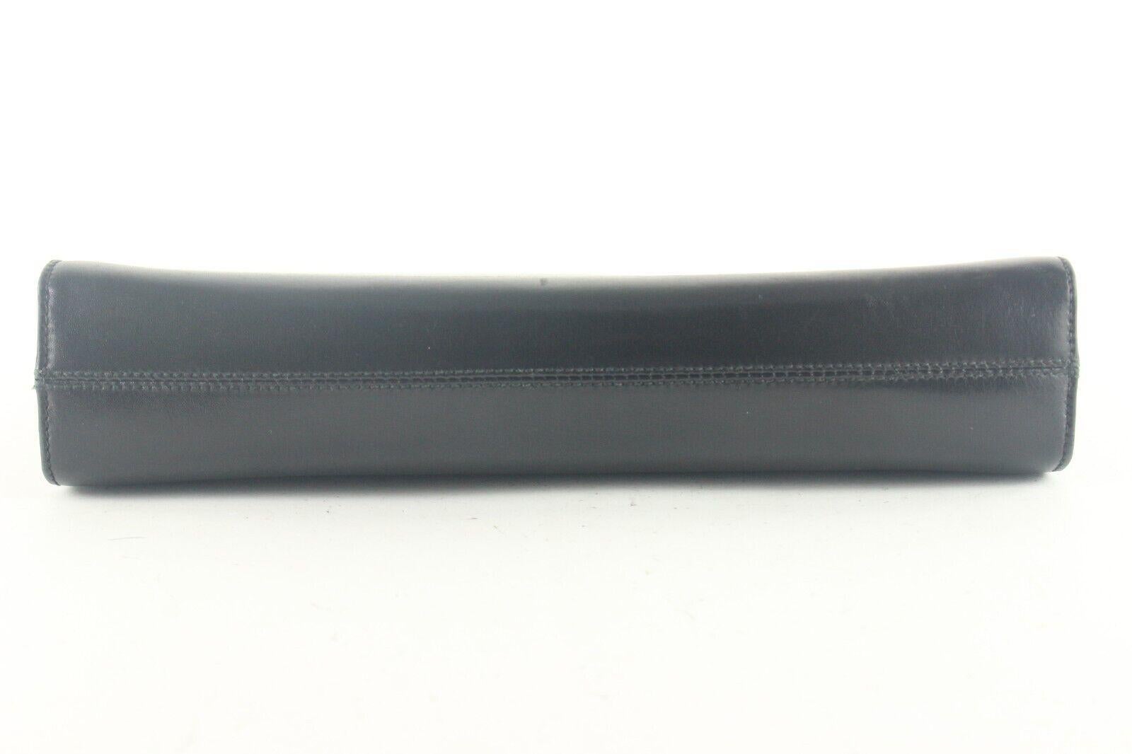 FERRAGAMO Black Leather Gancini Turnlock Chain Crossbody 1SF87K For Sale 2