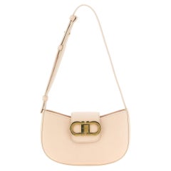 Ferragamo Gabry Shoulder Bag — Beige